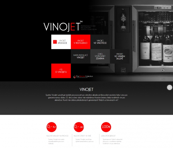 Profesionální systém pro uchování tichých šumivých vín. VÍNOSERVIS s.r.o.